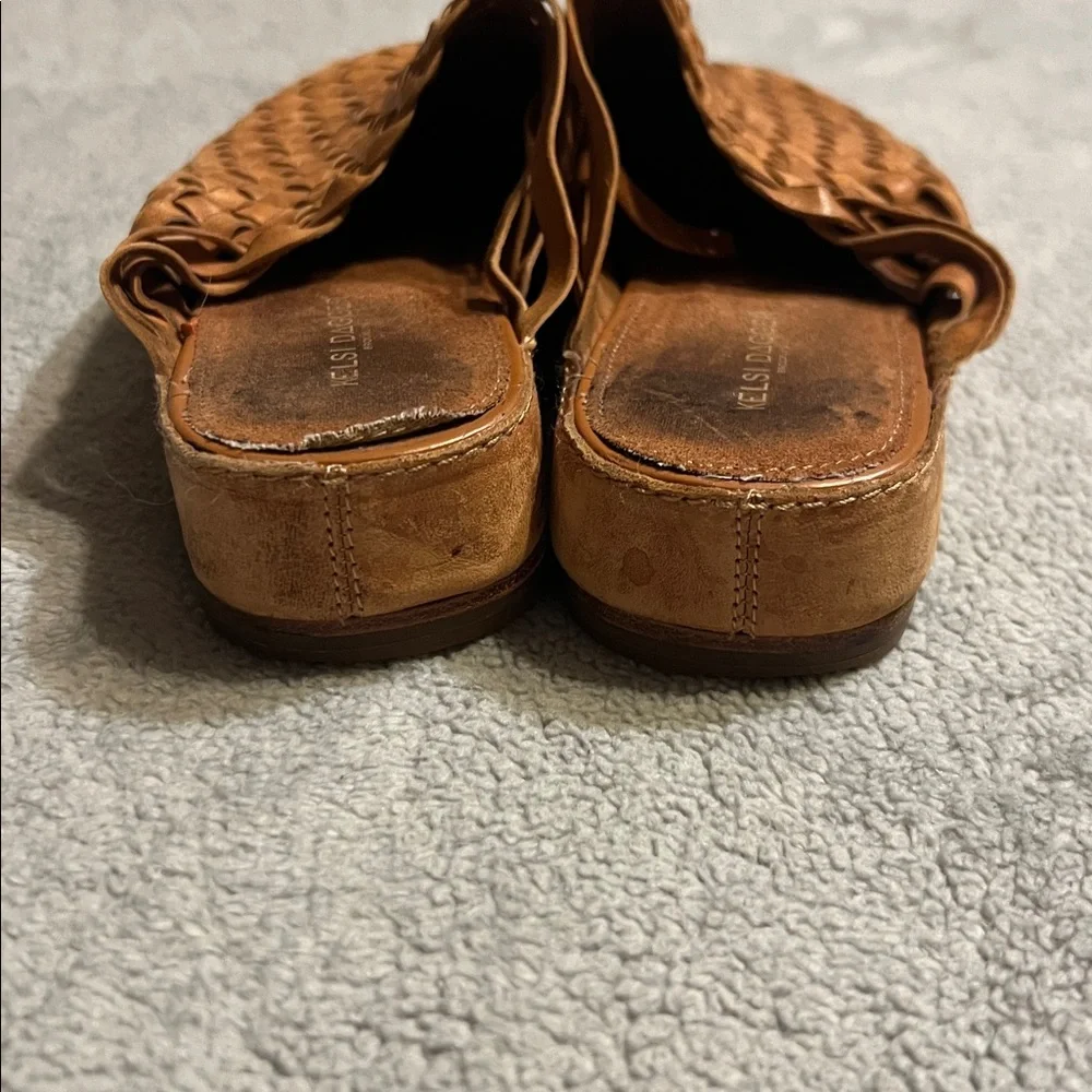 Kelsi Dagger Brooklyn Maple Woven Mules Size 8.5 - Picture 8 of 11